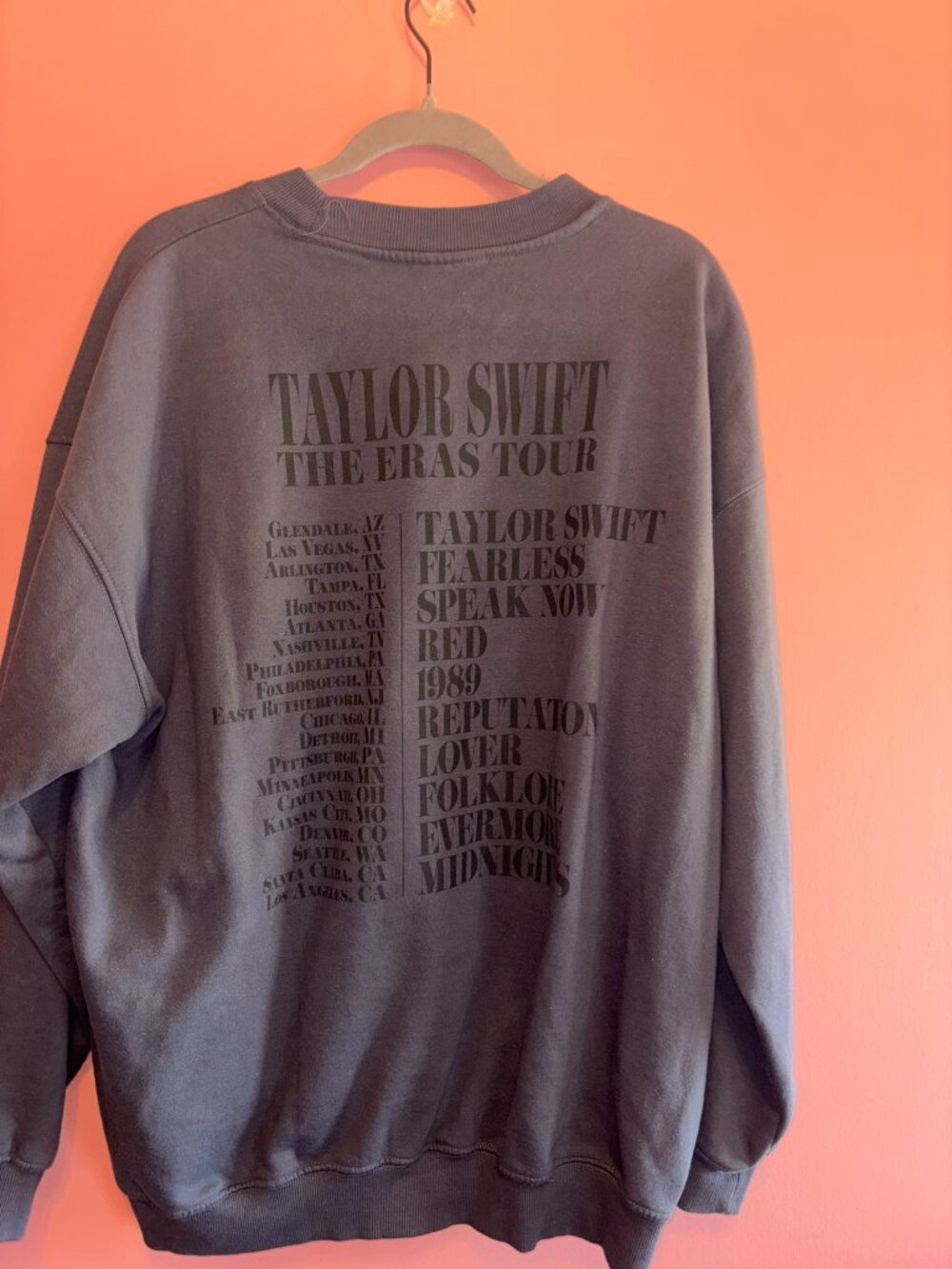 Taylor Swift - 2023 Eras Tour Blue Crewneck - Picture 5 of 5